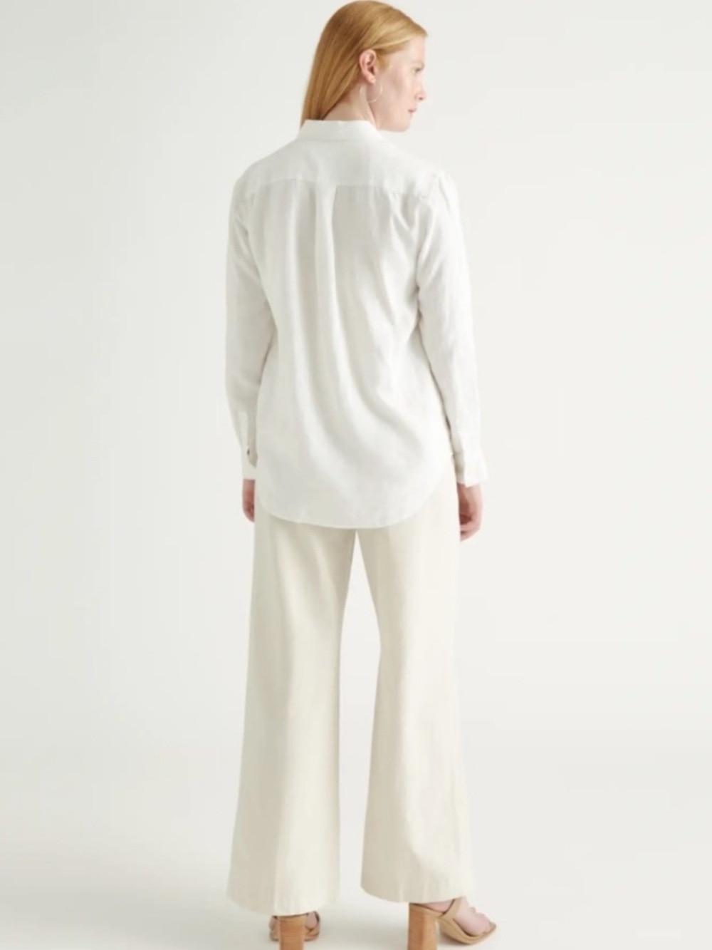 QUINCE 100% EUROPEAN LINEN LONG-SLEEVE SHIRT - Picture 3 of 5